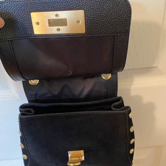 Trendy suede handbag - Picture 2 of 3